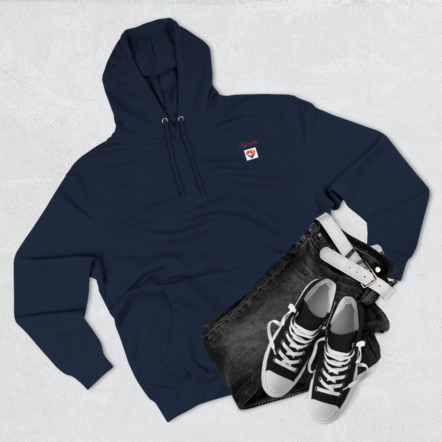 Kureshi Custom - Unisex Three-Panel Fleece Hoodie