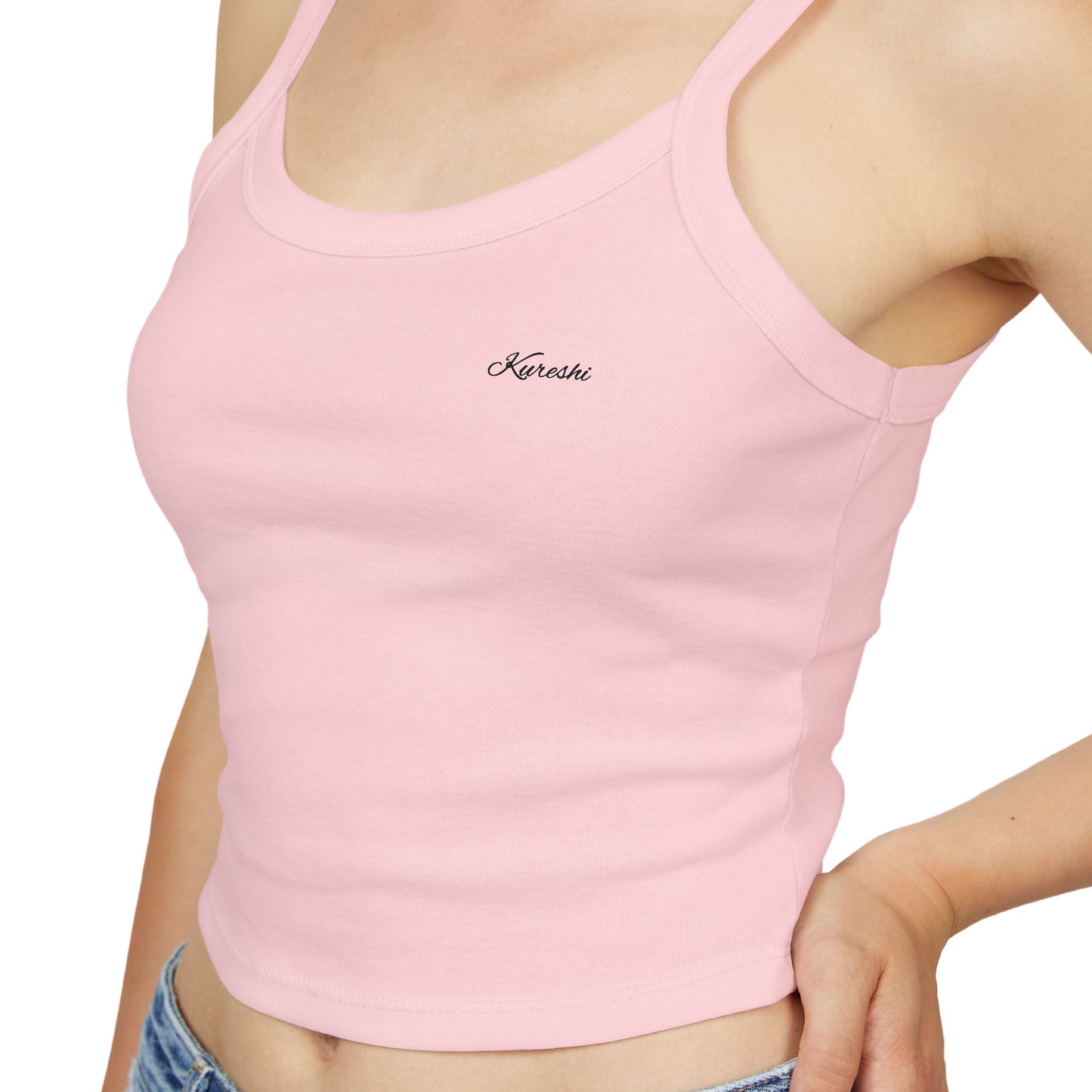 Kureshi Custom - Elegant Women's Spaghetti Strap Tank Top - Casual Chic