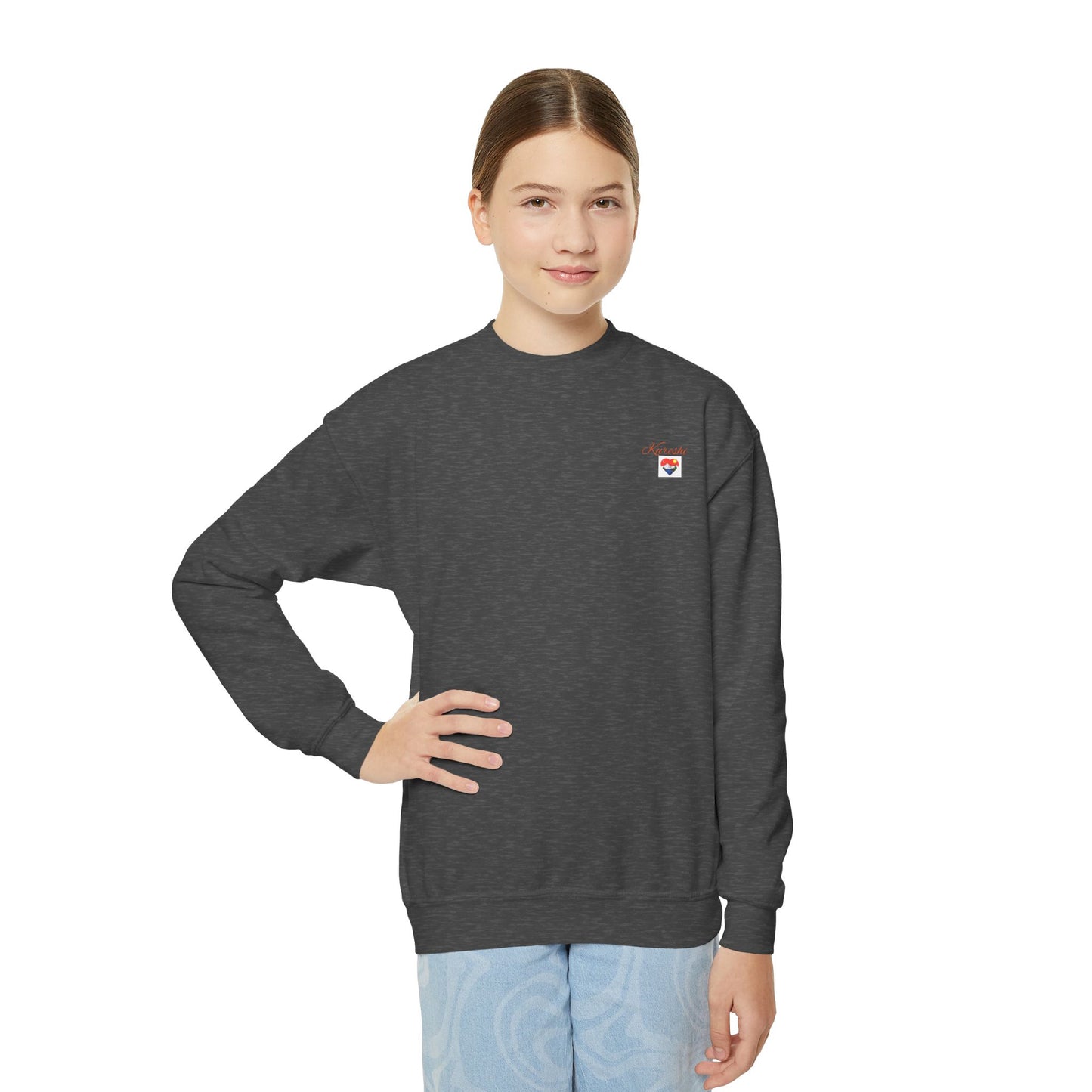 Kureshi Custom - Personalized Youth Crewneck Sweatshirt - Perfect Gift for Kids