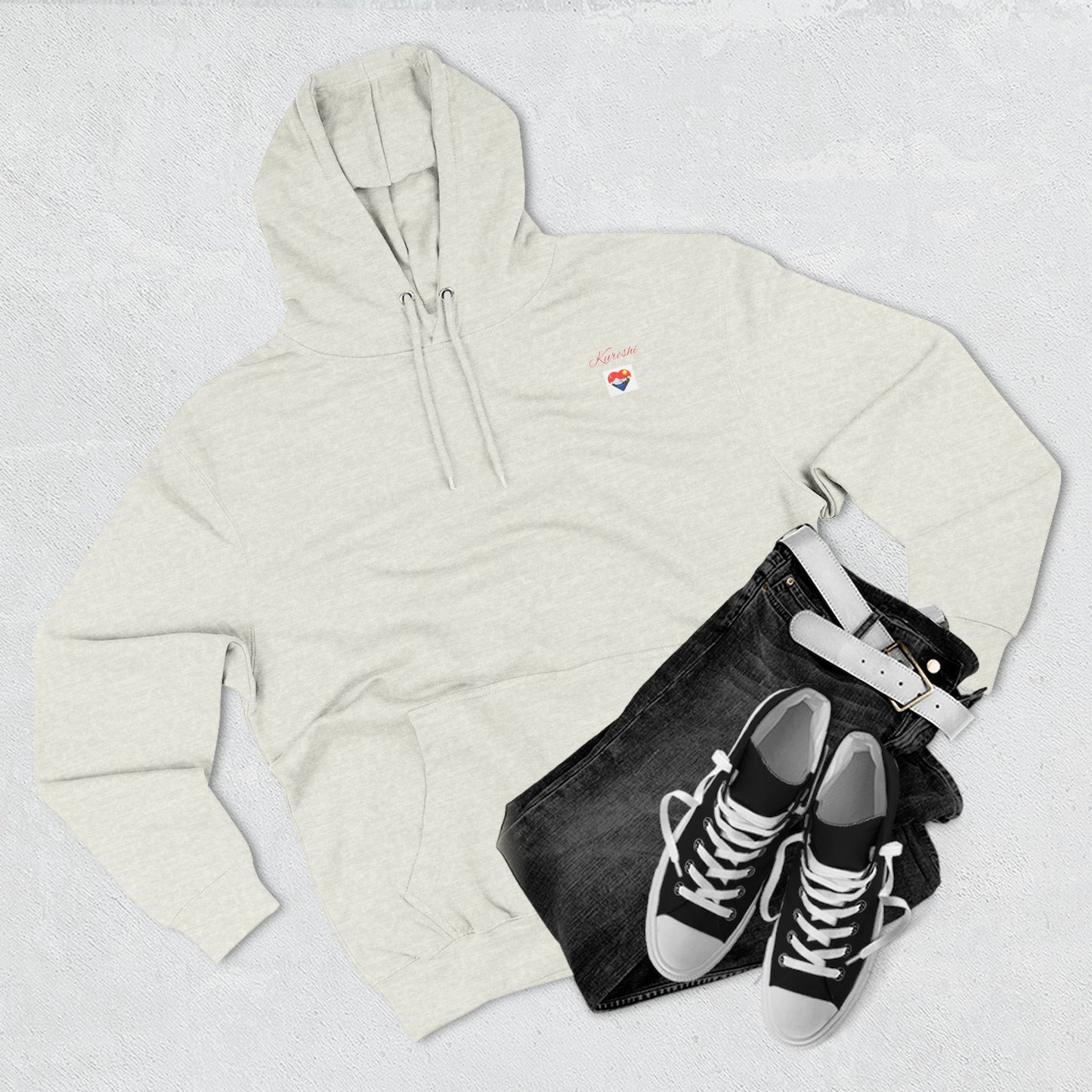 Kureshi Custom - Unisex Three-Panel Fleece Hoodie