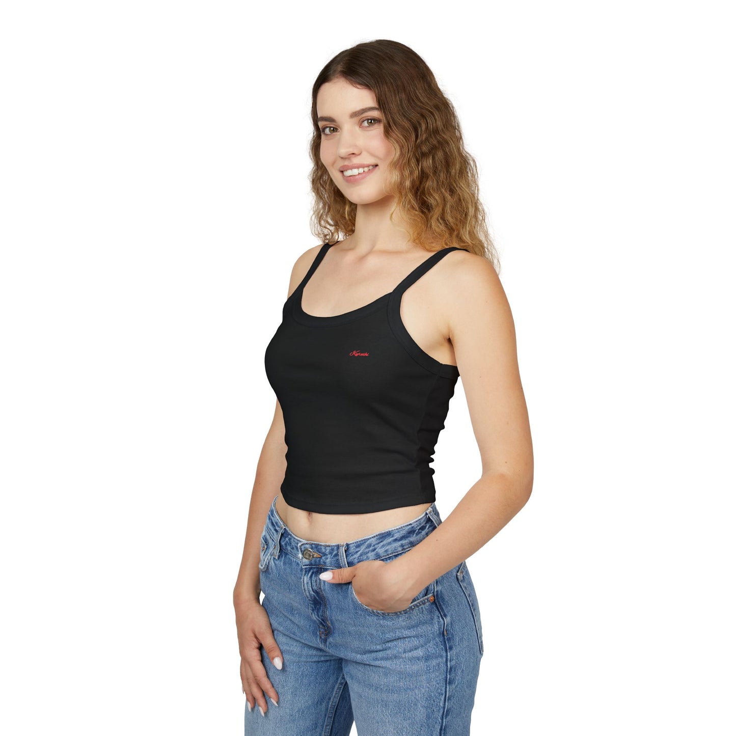Kureshi Custom - Elegant Women's Spaghetti Strap Tank Top - Casual Chic
