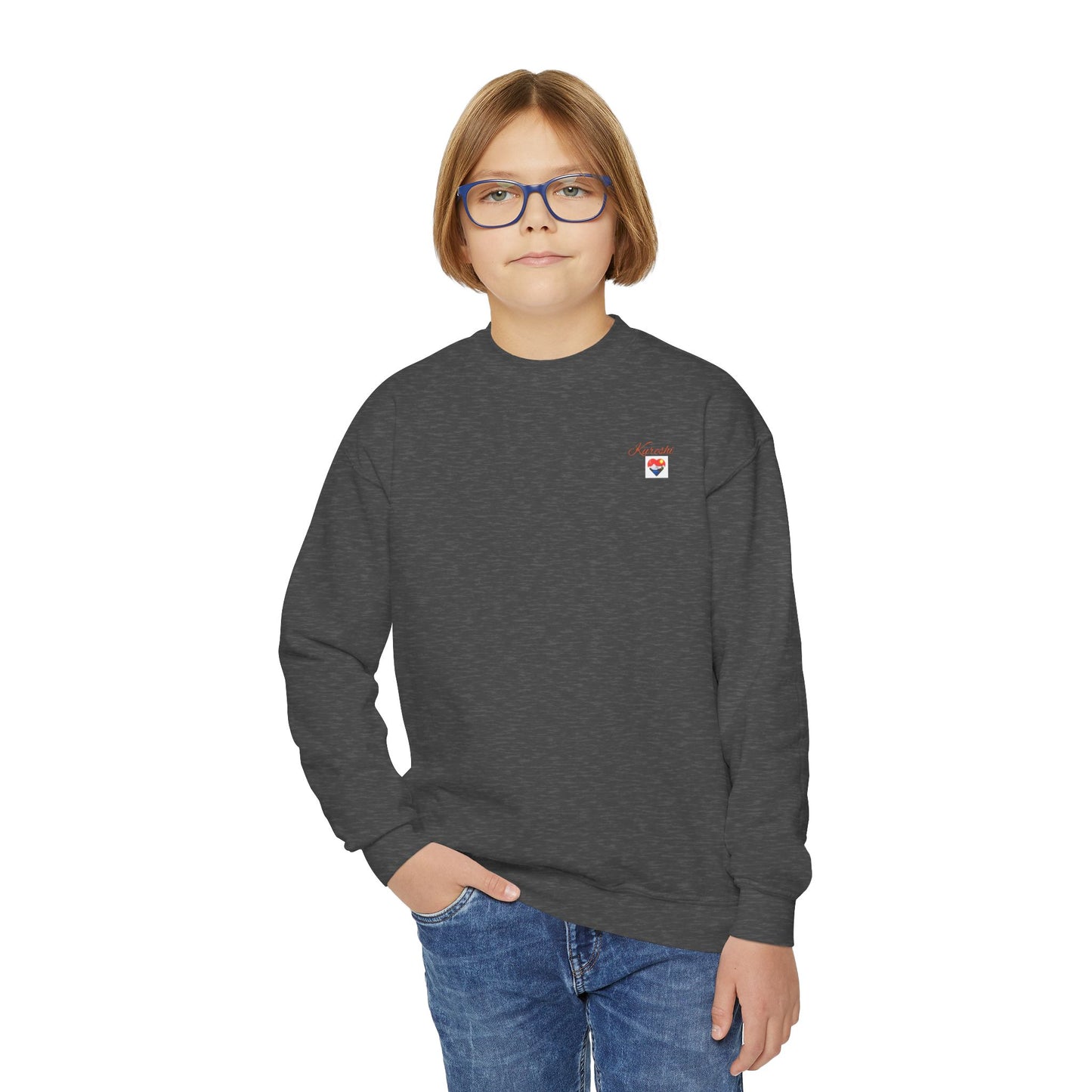 Kureshi Custom - Personalized Youth Crewneck Sweatshirt - Perfect Gift for Kids