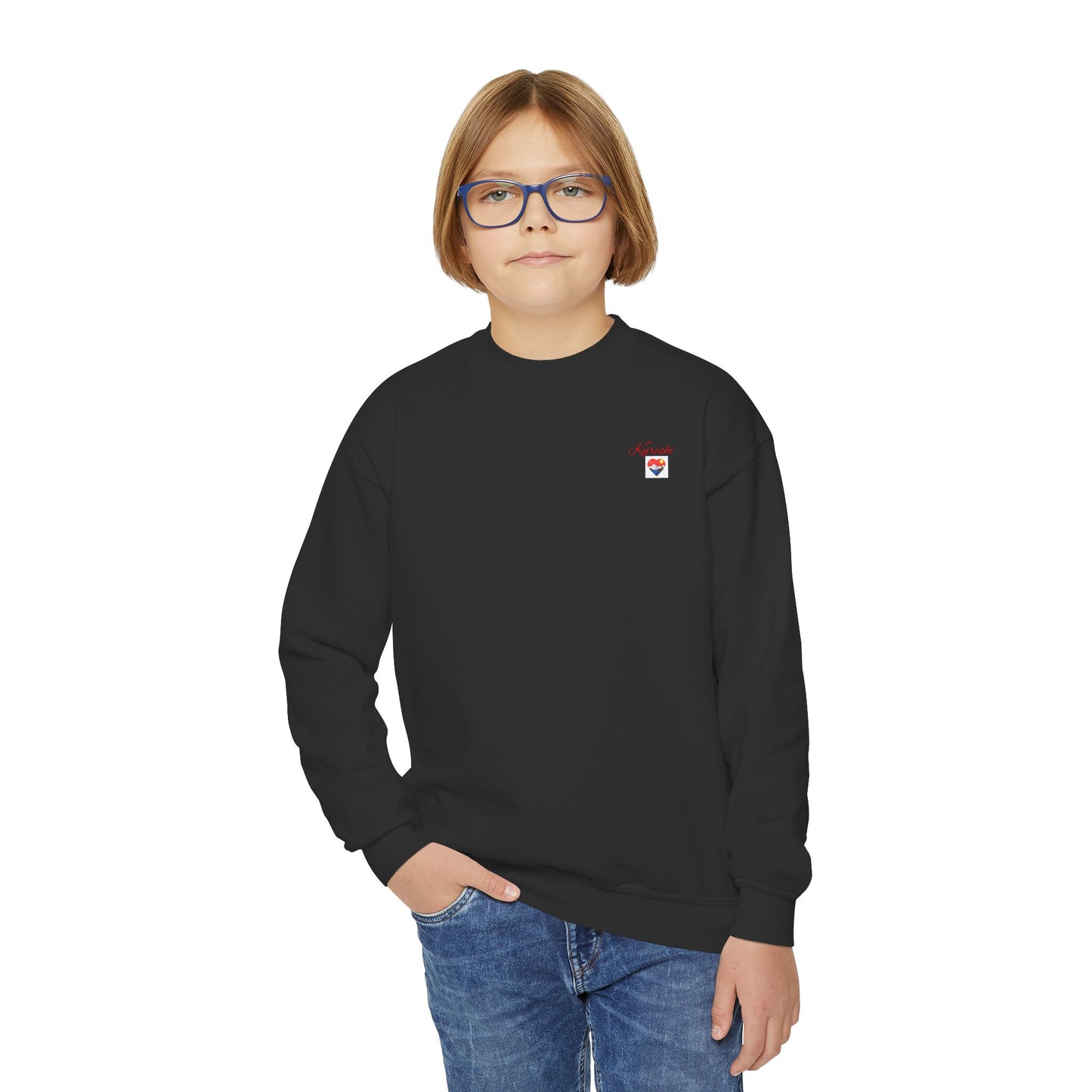 Kureshi Custom - Personalized Youth Crewneck Sweatshirt - Perfect Gift for Kids
