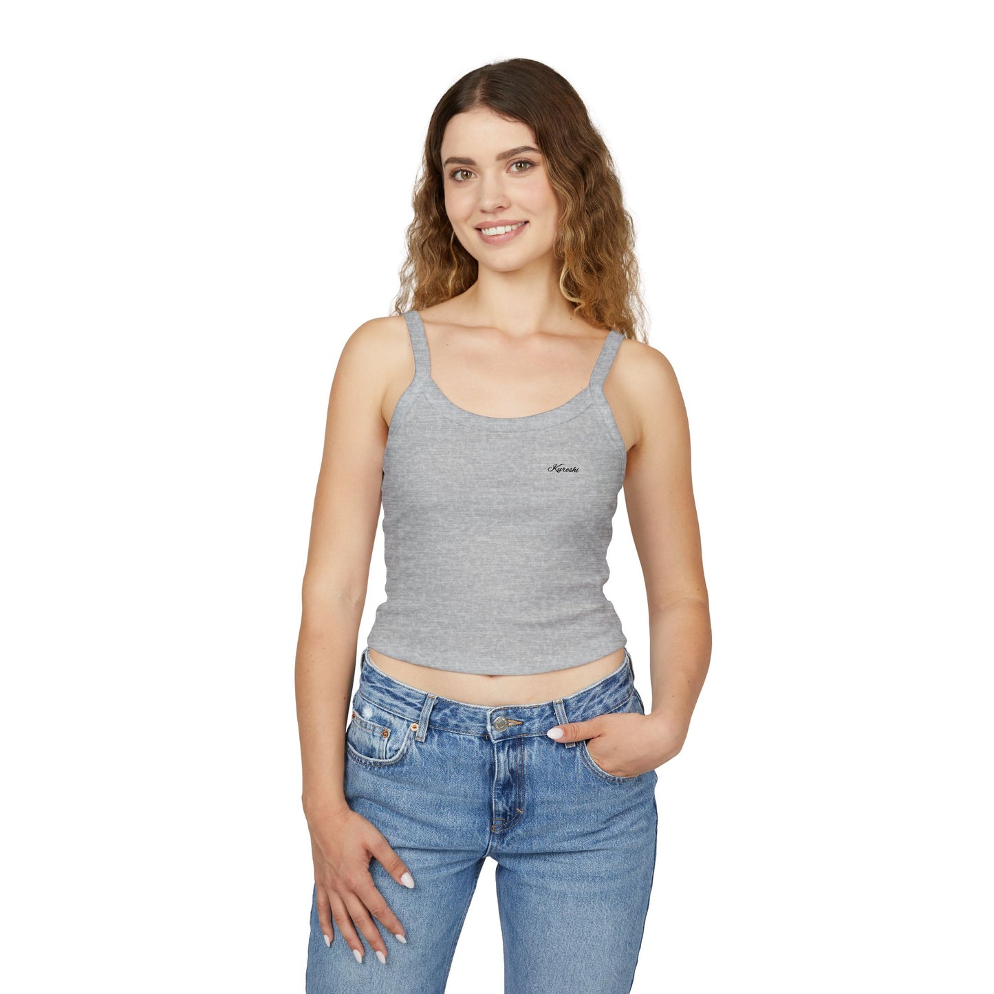 Kureshi Custom - Elegant Women's Spaghetti Strap Tank Top - Casual Chic