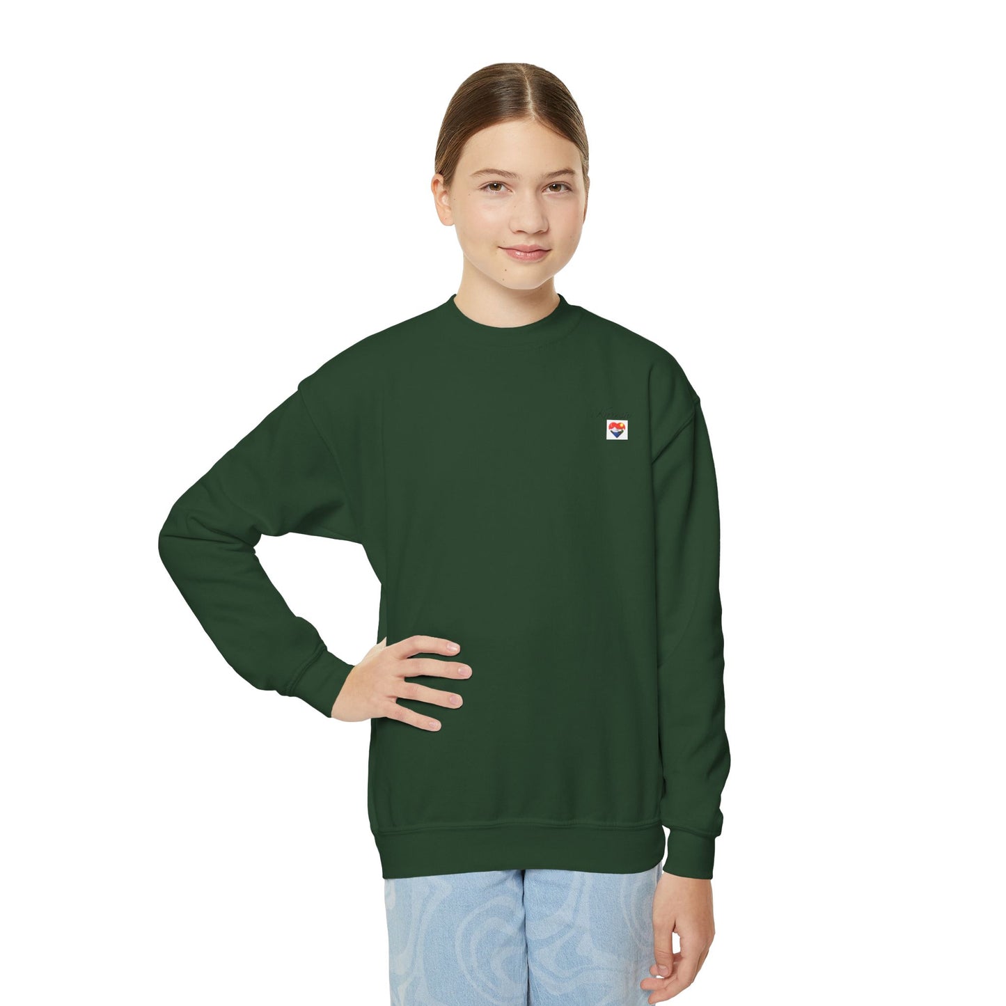 Kureshi Custom - Personalized Youth Crewneck Sweatshirt - Perfect Gift for Kids