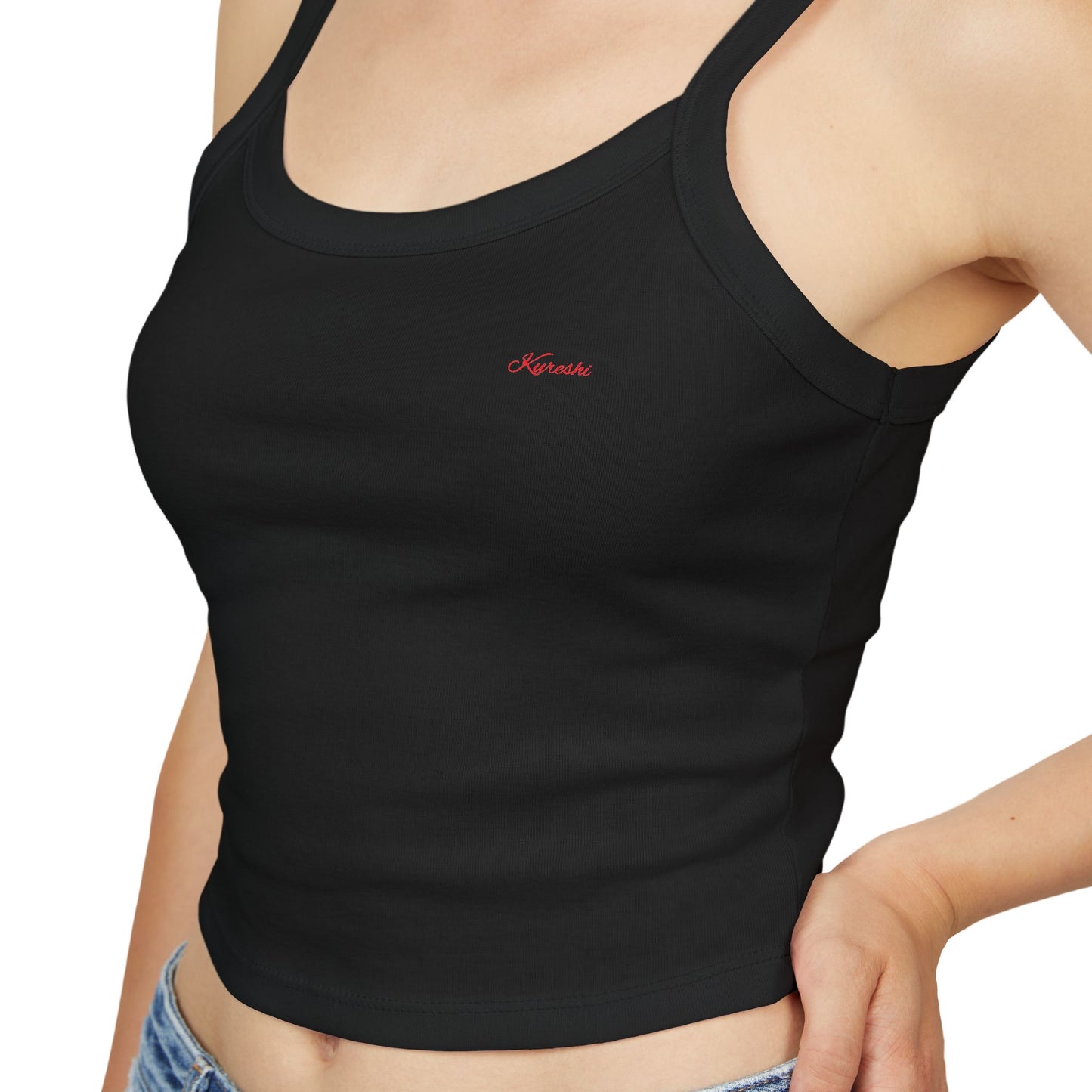 Kureshi Custom - Elegant Women's Spaghetti Strap Tank Top - Casual Chic