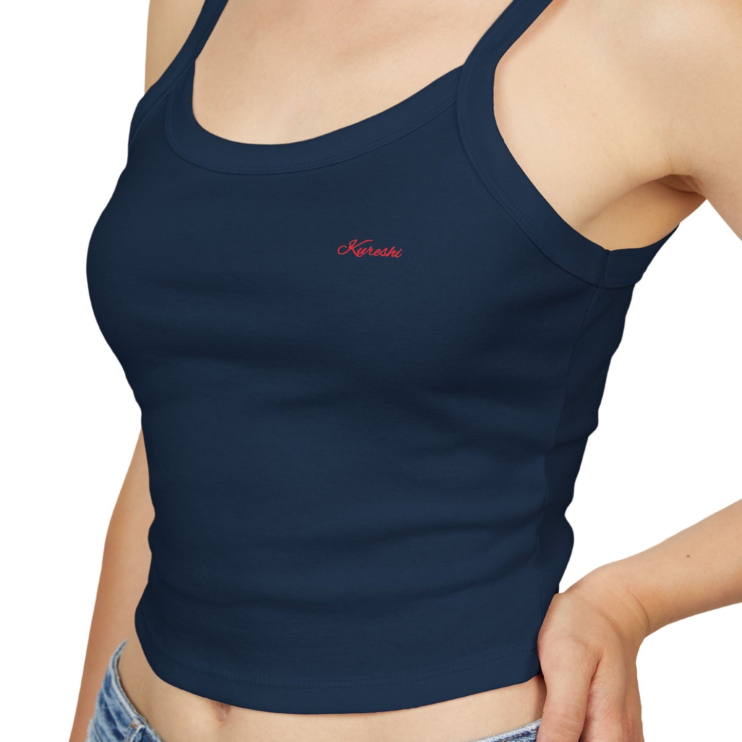 Kureshi Custom - Elegant Women's Spaghetti Strap Tank Top - Casual Chic