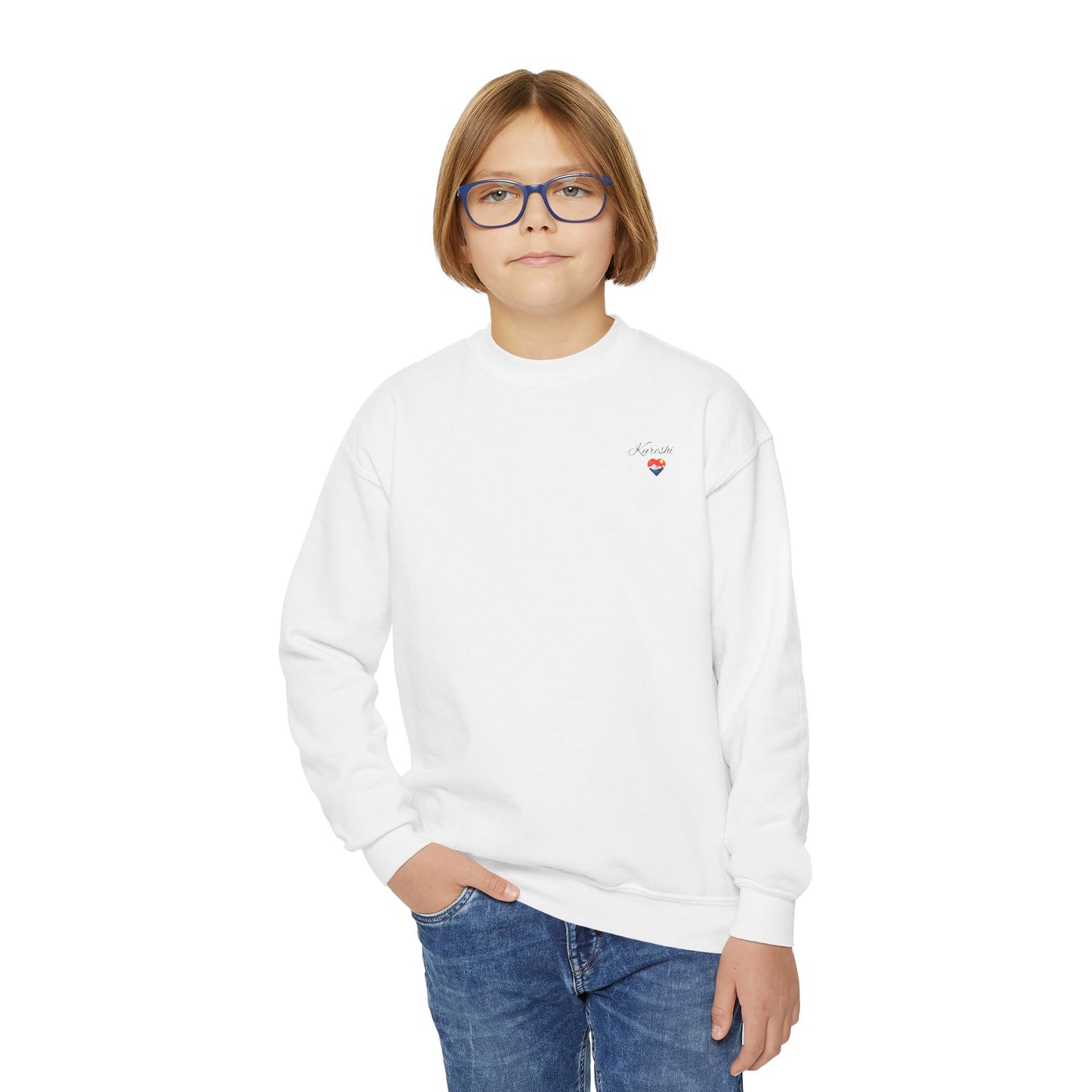 Kureshi Custom - Personalized Youth Crewneck Sweatshirt - Perfect Gift for Kids