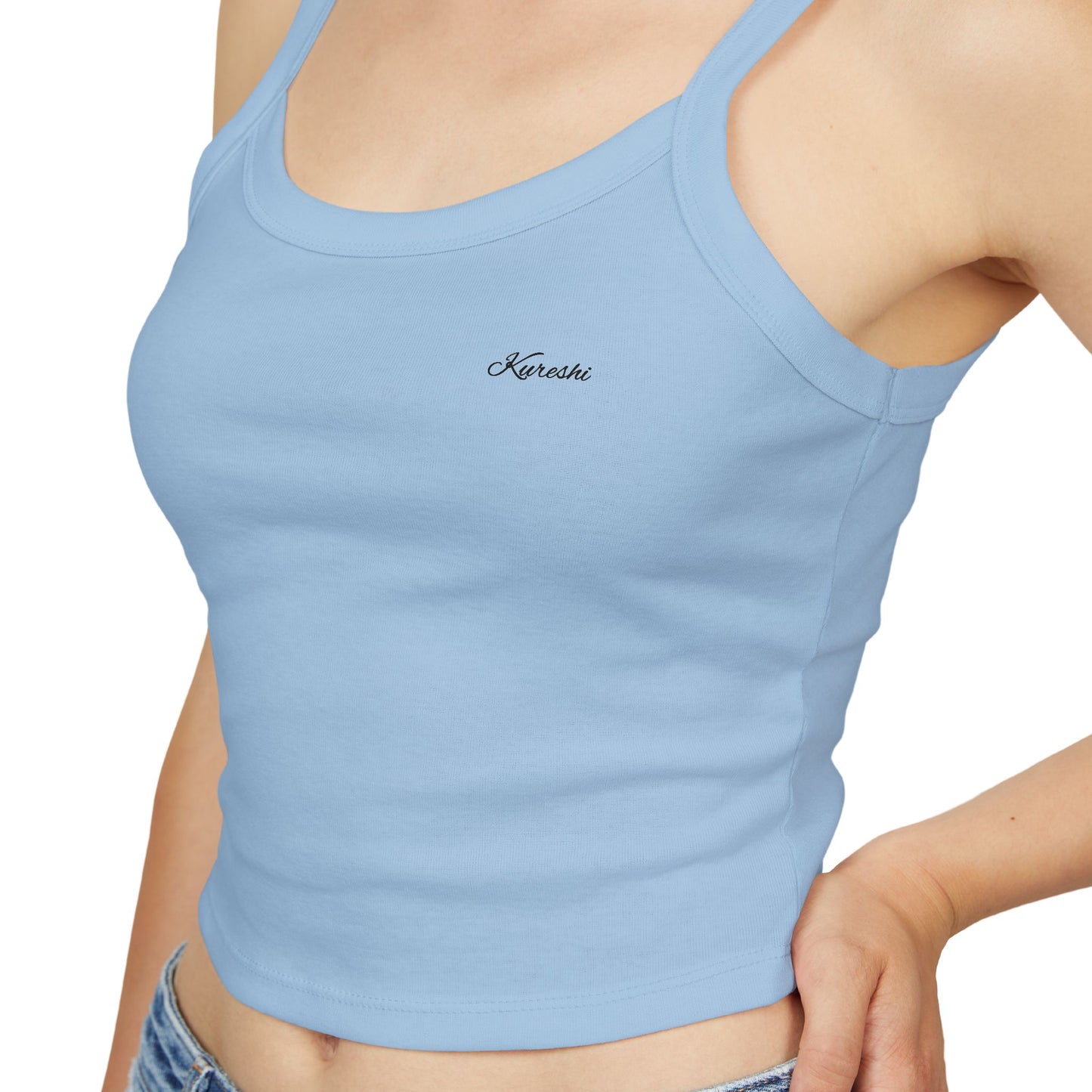 Kureshi Custom - Elegant Women's Spaghetti Strap Tank Top - Casual Chic