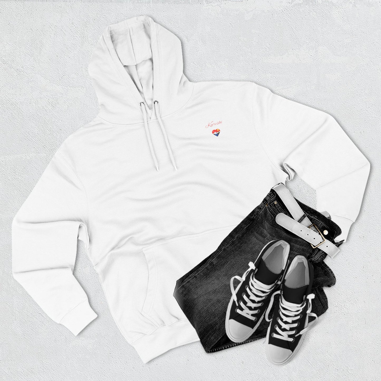 Kureshi Custom - Unisex Three-Panel Fleece Hoodie