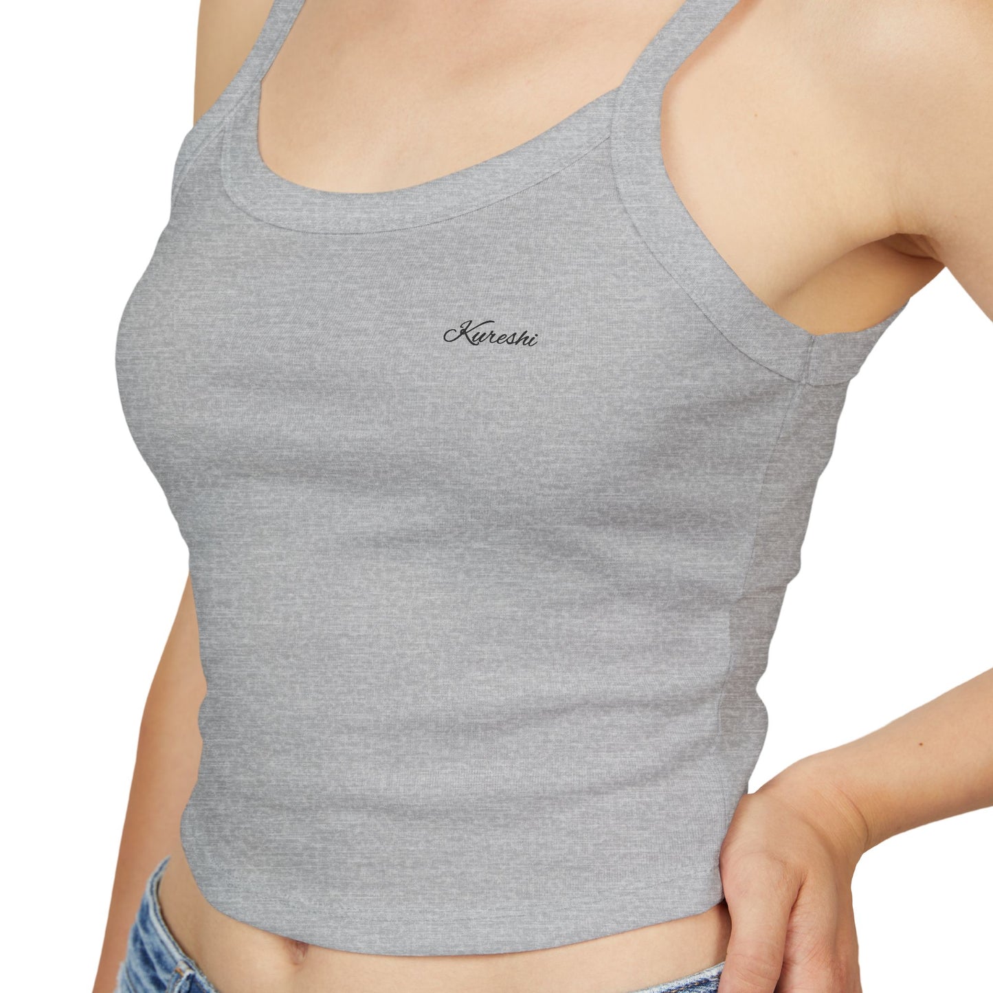 Kureshi Custom - Elegant Women's Spaghetti Strap Tank Top - Casual Chic
