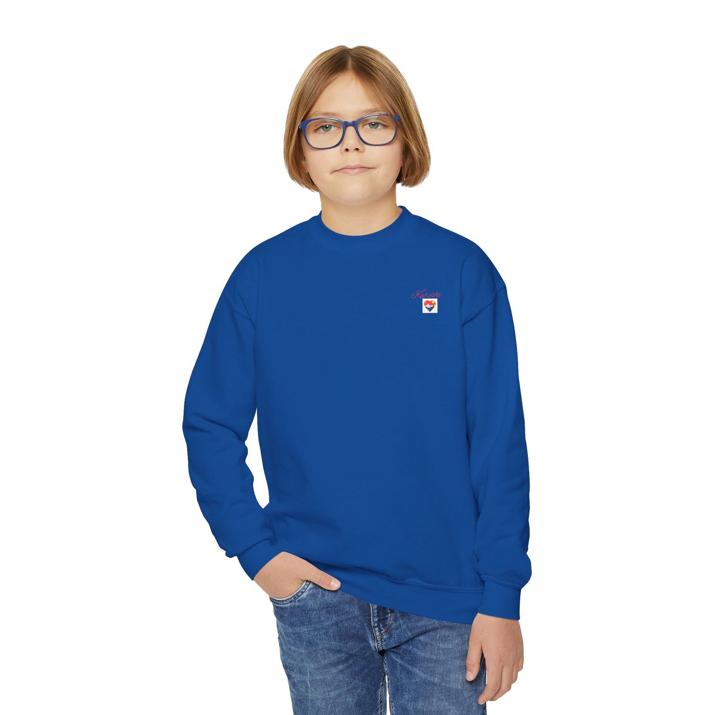 Kureshi Custom - Personalized Youth Crewneck Sweatshirt - Perfect Gift for Kids