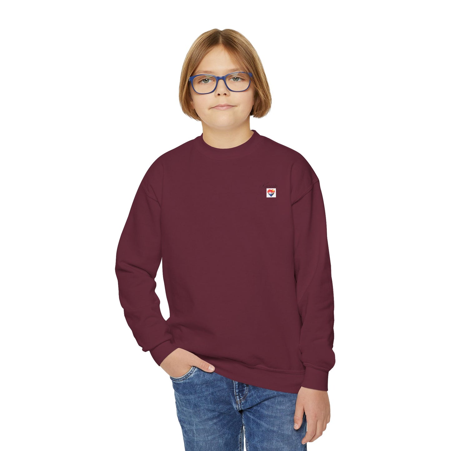 Kureshi Custom - Personalized Youth Crewneck Sweatshirt - Perfect Gift for Kids
