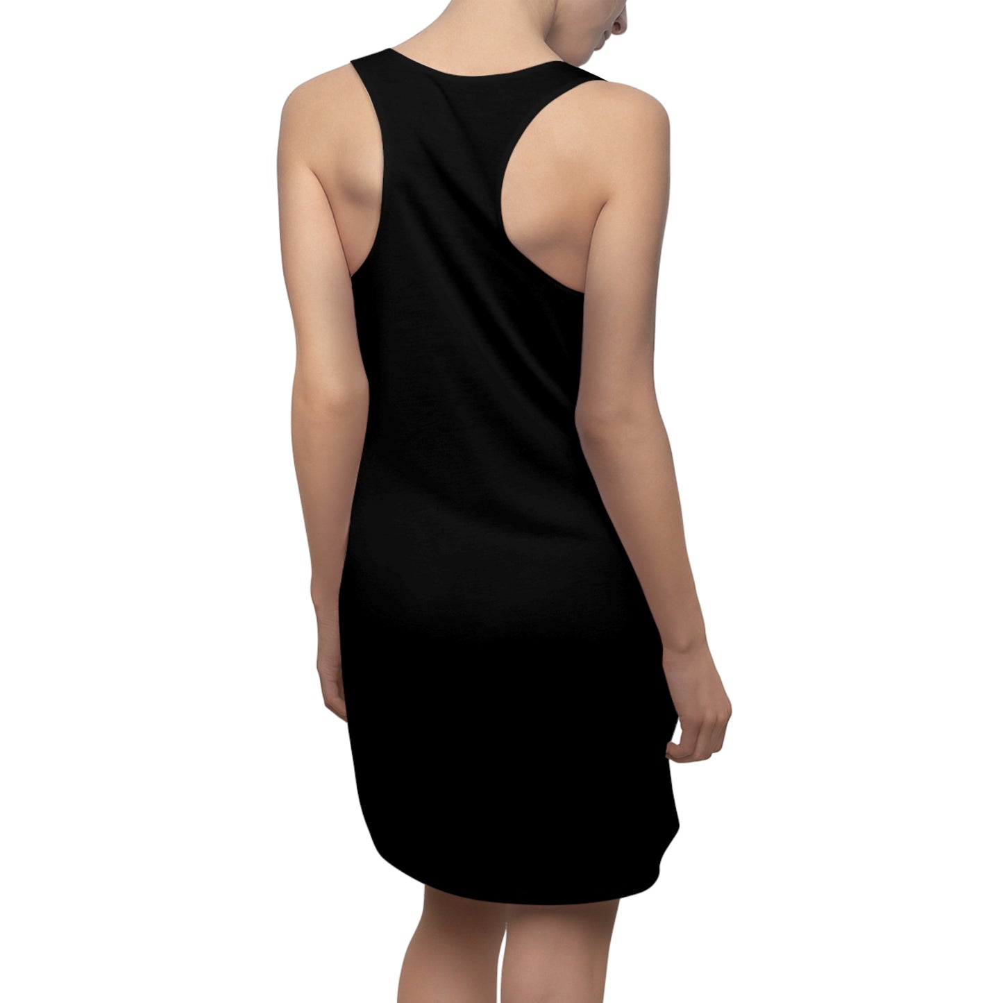 Kureshi Custom - Chic Women's Racerback Dress - Perfect for Summer Vibes, Casual Outings, Beach Days, Vacation, and Festivals