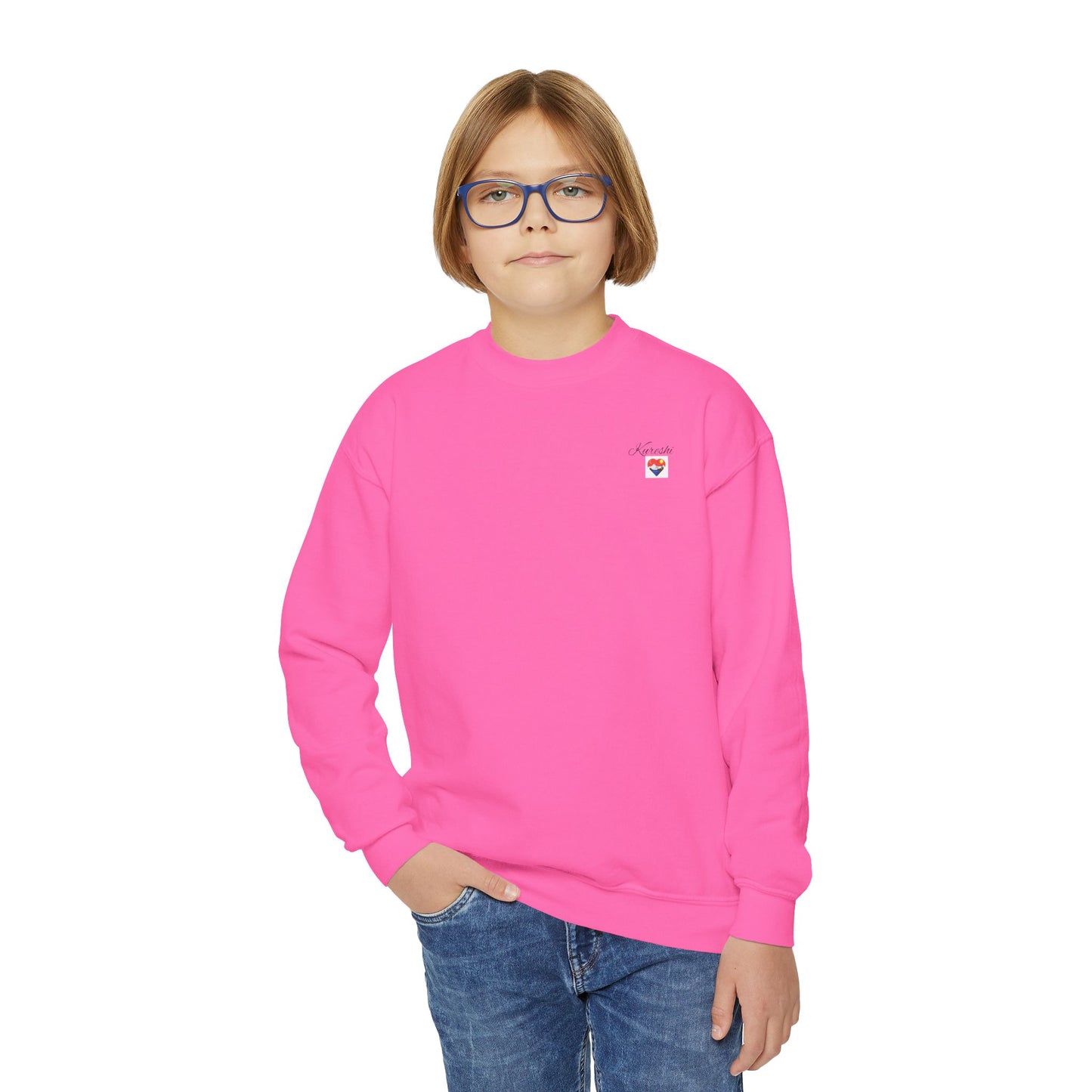 Kureshi Custom - Personalized Youth Crewneck Sweatshirt - Perfect Gift for Kids