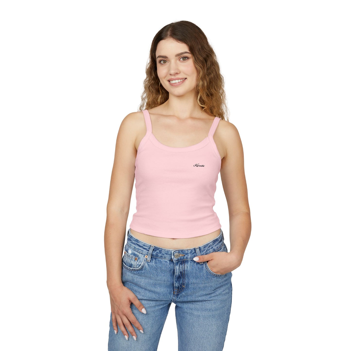 Kureshi Custom - Elegant Women's Spaghetti Strap Tank Top - Casual Chic