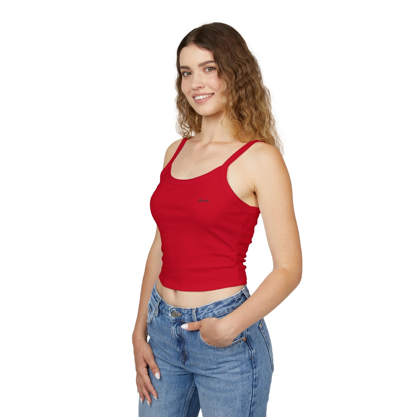 Kureshi Custom - Elegant Women's Spaghetti Strap Tank Top - Casual Chic