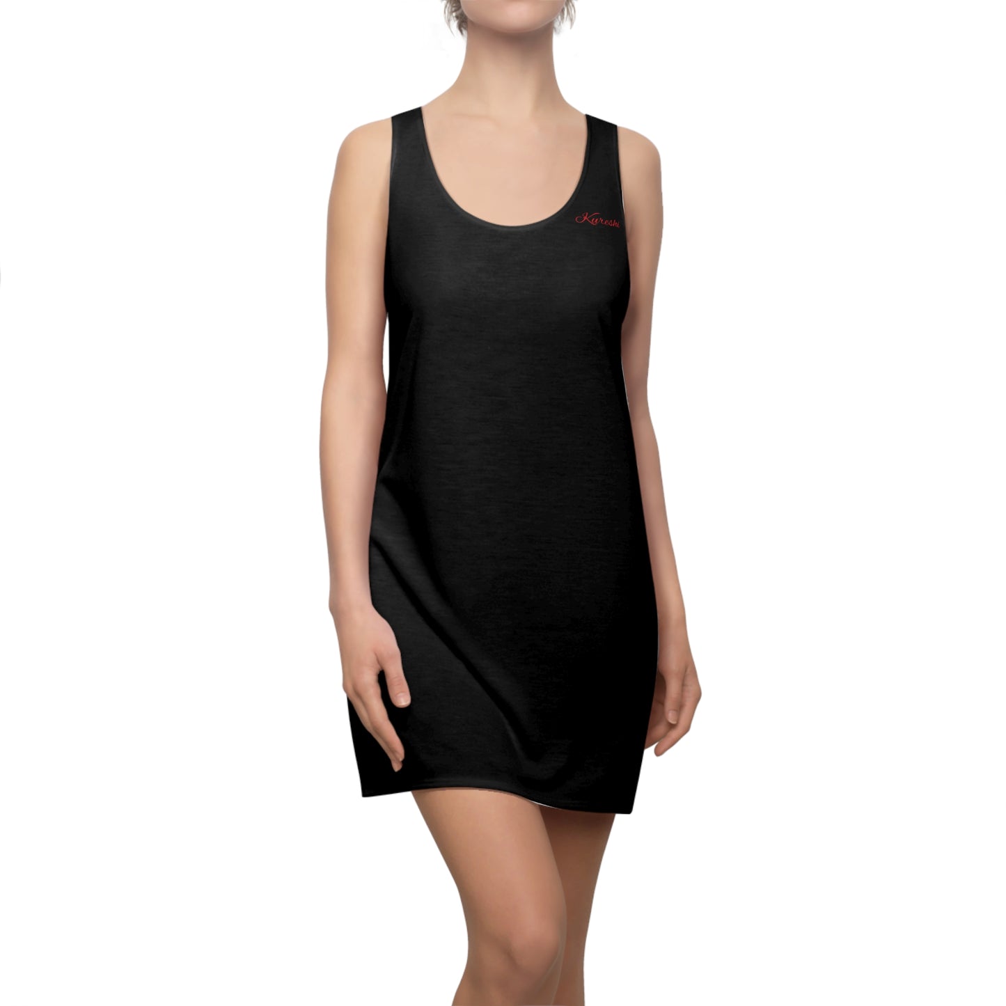 Kureshi Custom - Chic Women's Racerback Dress - Perfect for Summer Vibes, Casual Outings, Beach Days, Vacation, and Festivals