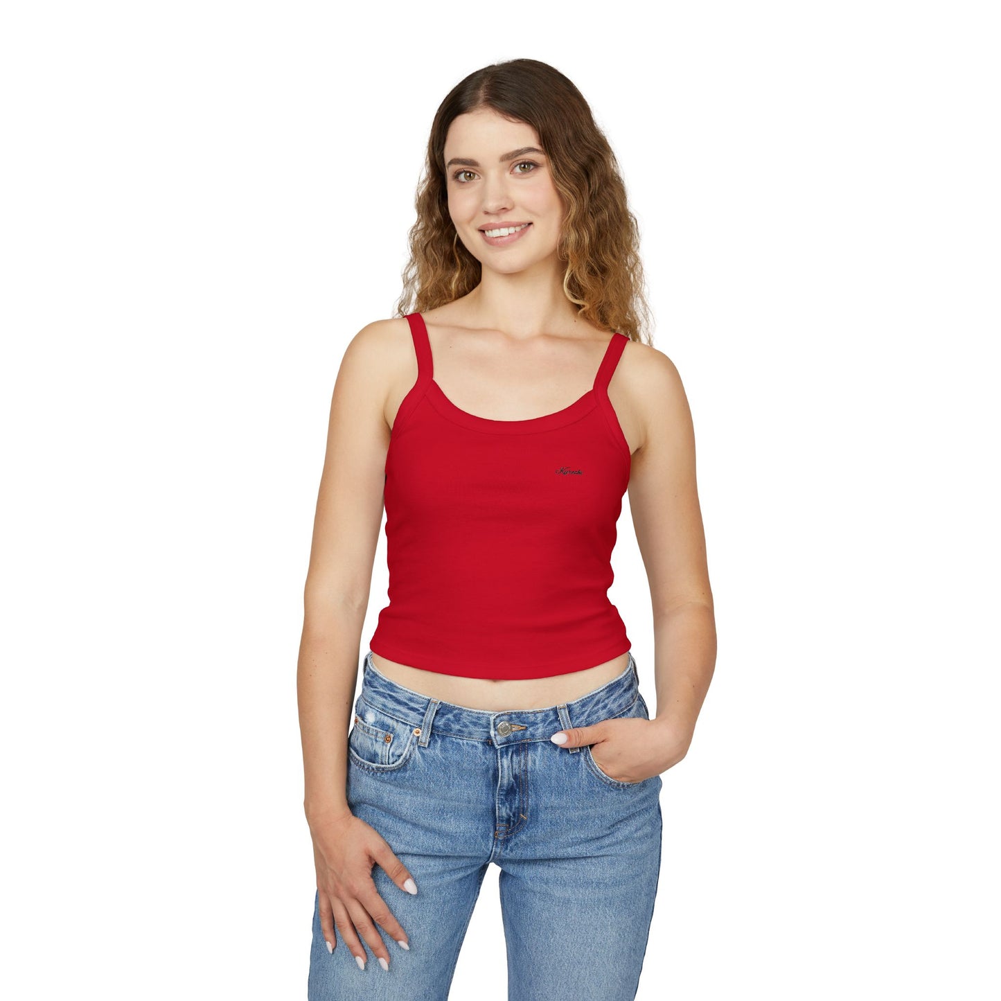 Kureshi Custom - Elegant Women's Spaghetti Strap Tank Top - Casual Chic