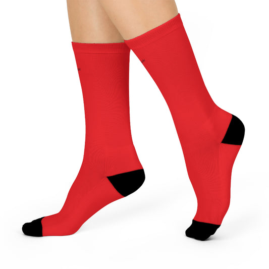 Custom Kureshi - Personalized Cushioned Crew Socks - Perfect Gift for Cozy Style
