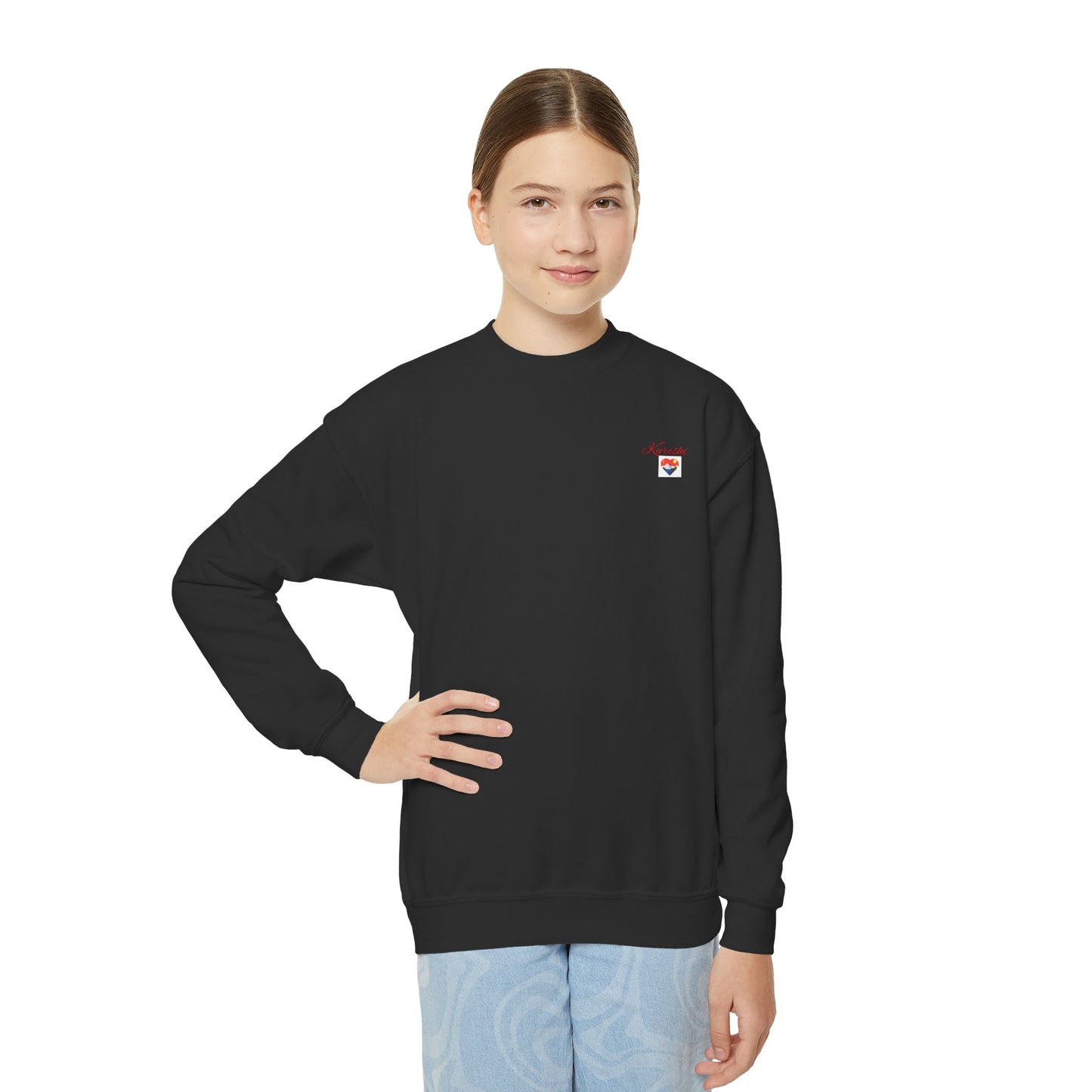 Kureshi Custom - Personalized Youth Crewneck Sweatshirt - Perfect Gift for Kids